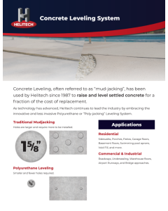 Concrete Leveling Flyer