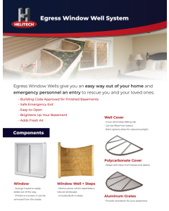 Egress Window Well System
